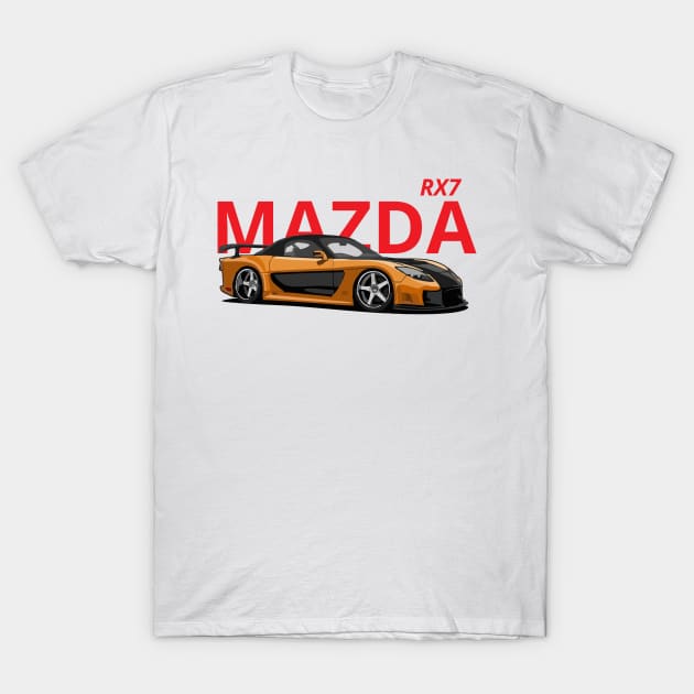 mazda rx7 T-Shirt by artoriaa